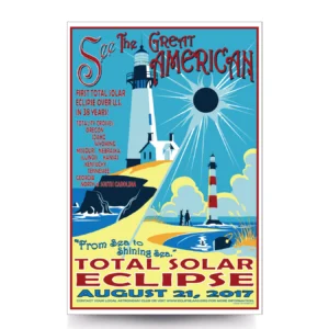 2017 Great American Eclipse" commemorative artwork