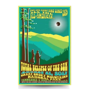 Artwork for Smoky Mountains 2017 Total Solar Eclipse by Tyler Nordgren