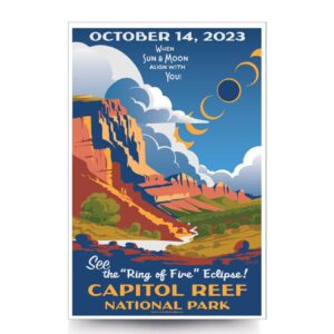 Capitol Reef National Park 2023 Annular Solar Eclipse
