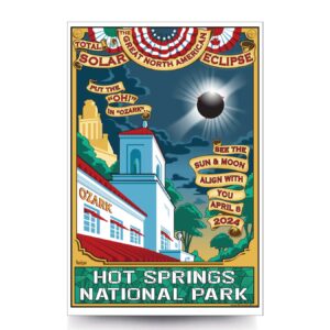 Hot Springs National Park, AR Solar Eclipse 2024