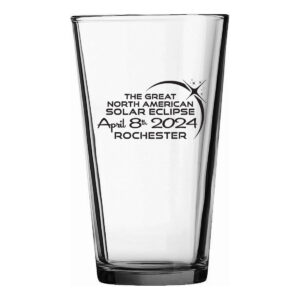 Rochester 2024 Eclipse - Commemorative Pint Glass
