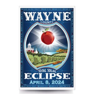 Wayne County, NY Eclipse Poster